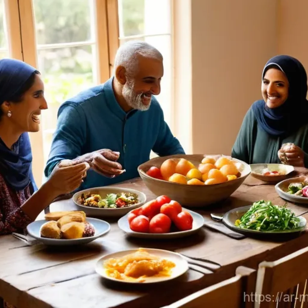 장수 지역의 친환경 식생활 트렌드 - **Prompt:** A vibrant, high-angle shot of a beautifully arranged dining table laden with a variety o...