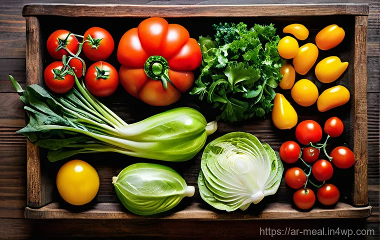 장수 지역의 대표적인 채소 종류 - **Prompt: Hands of Tradition and Care**
    "A close-up, warm-toned image of a wise, smiling Korean ...